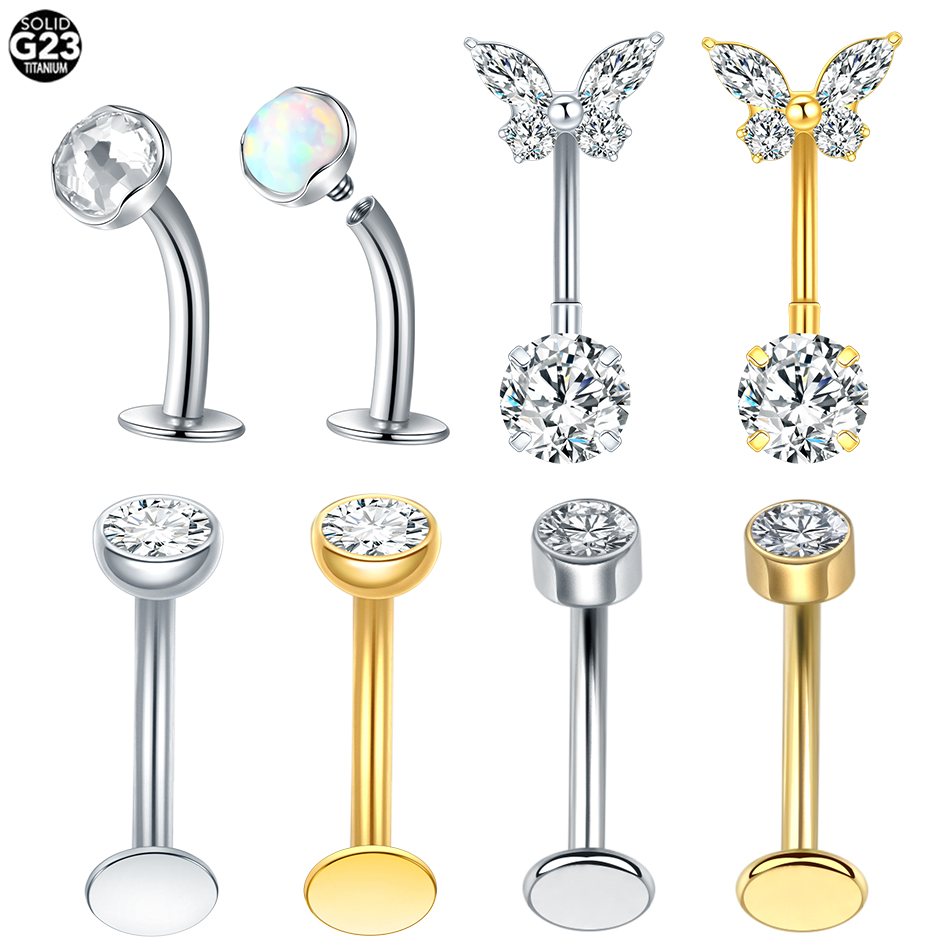 Curved Spring Bar - 1/10 Uds. Anillos curvos de titanio
