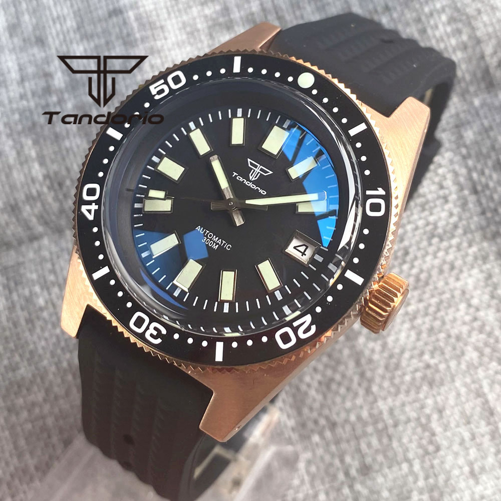 Tandorio 62 MAS CUSN8 reloj au - Rubber Strap Diver reseña y precio