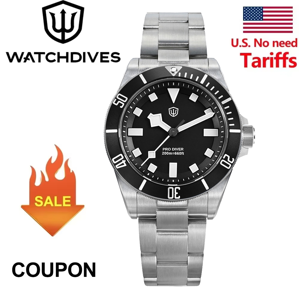 Watchdives WD1969 Pro Watch VH - Rolex Watch Submariner reseña y precio