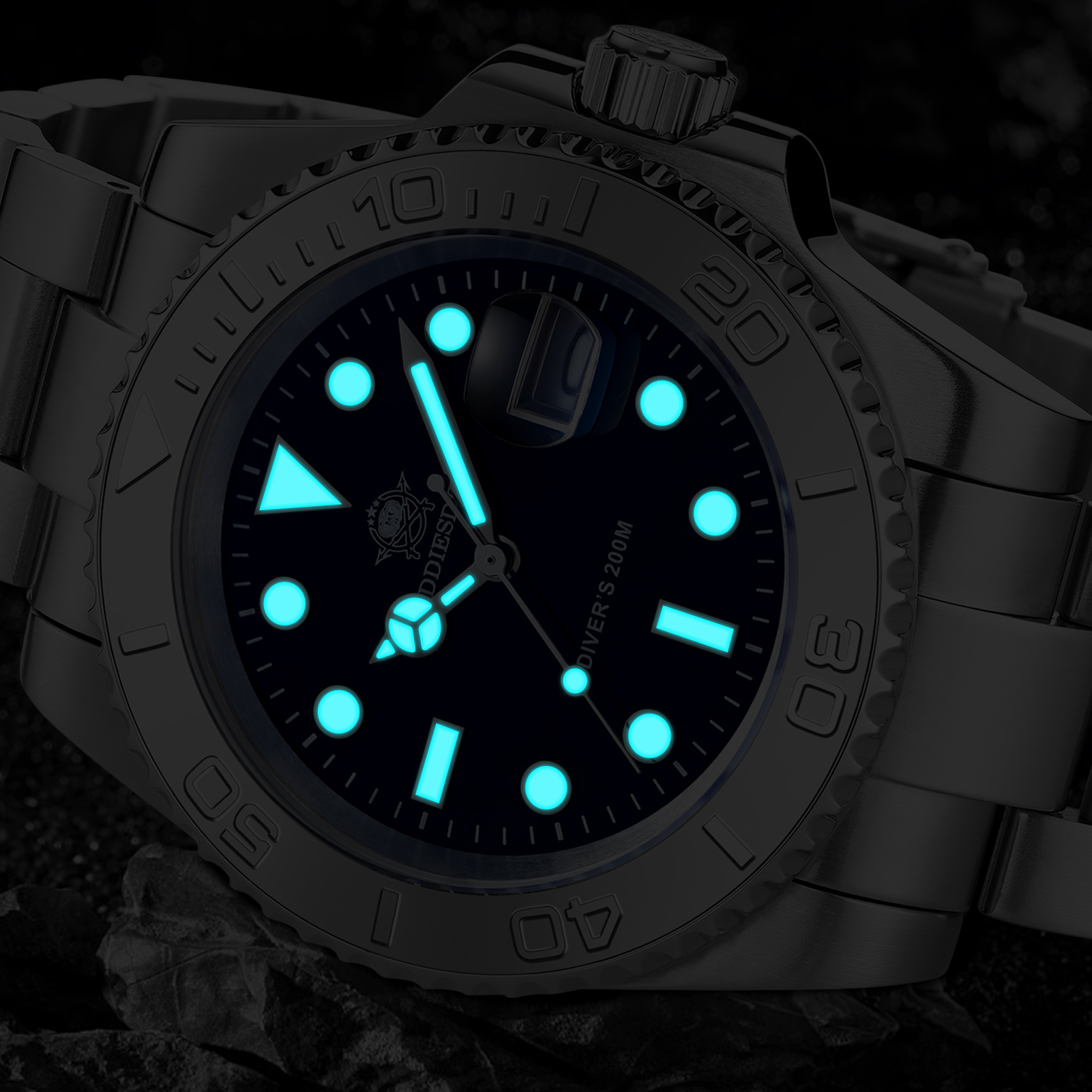 ADDIESIDVE-Reloj de acero inox - Rolex Watch Submariner reseña y precio