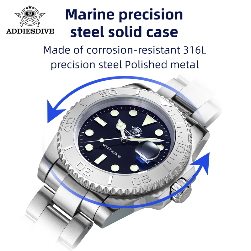 ADDIESIDVE-Reloj de acero inox - Rolex Watch Submariner reseña y precio