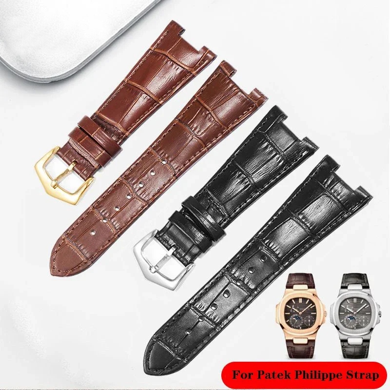 Correa de reloj de cuero genui - Patek Philippe Watch Nautilus reseña y precio