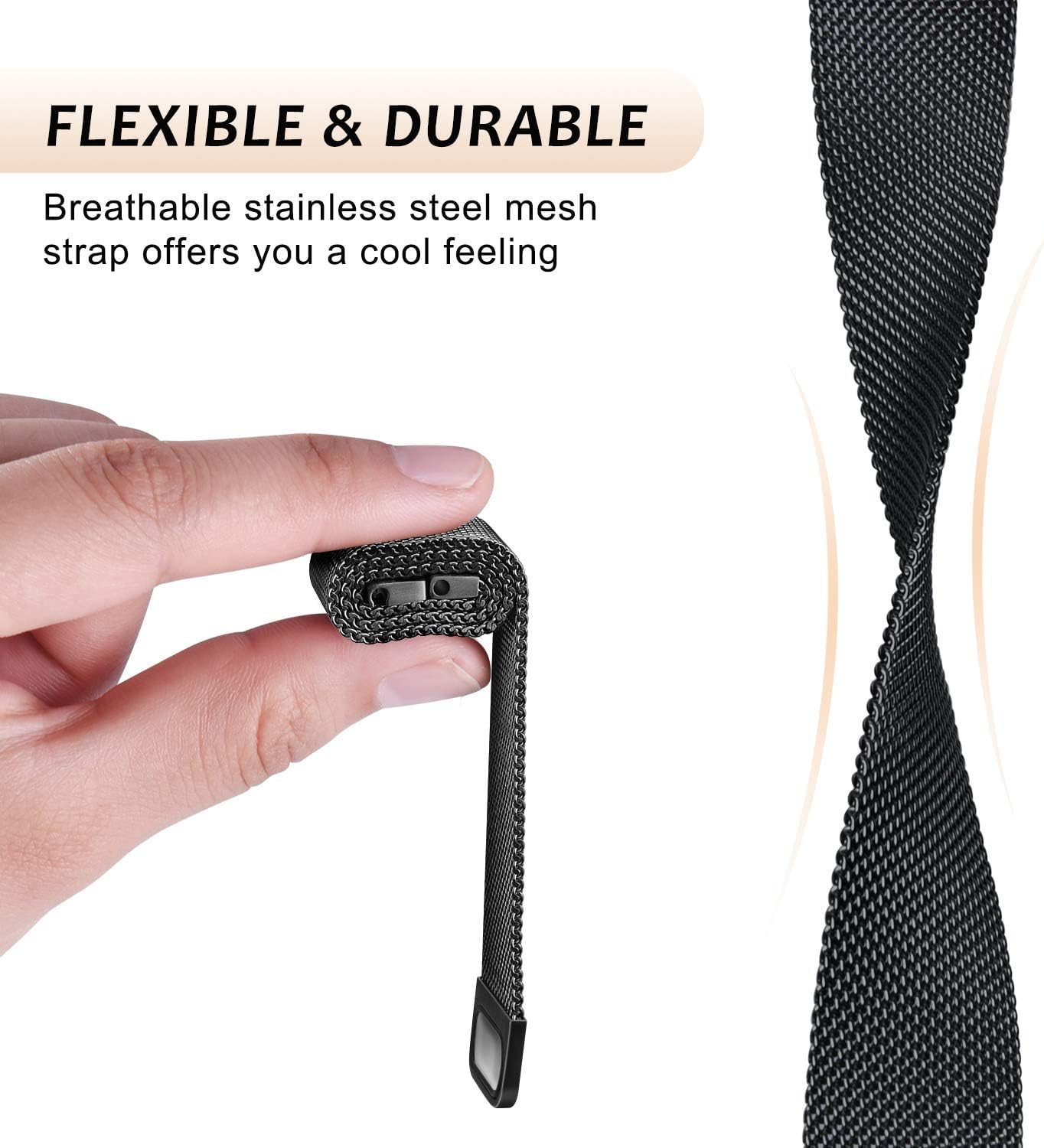 Correa de acero inoxidable de  - Milanese Loop Magnetic reseña y precio