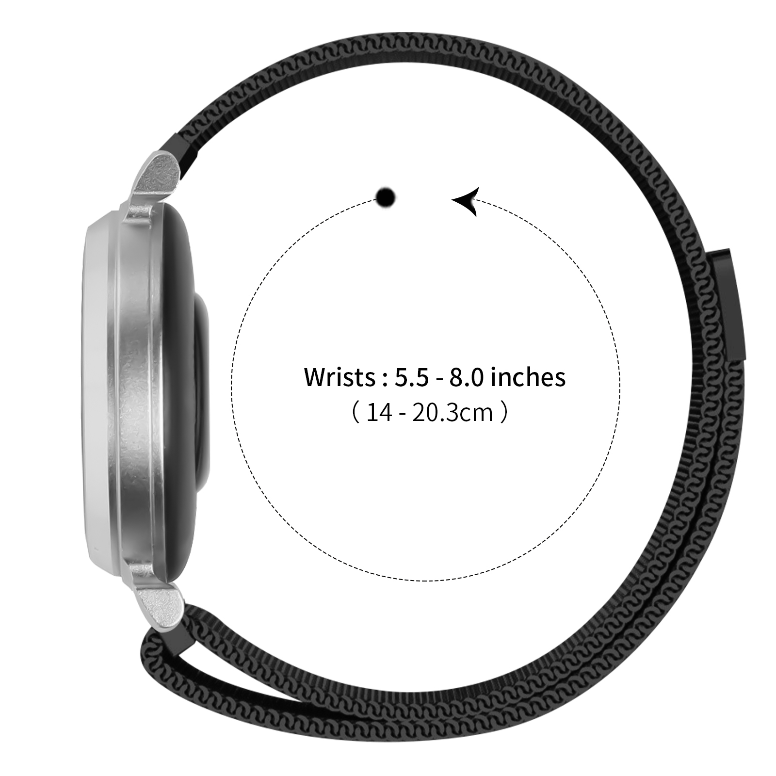Correa de acero inoxidable de  - Milanese Loop Magnetic reseña y precio