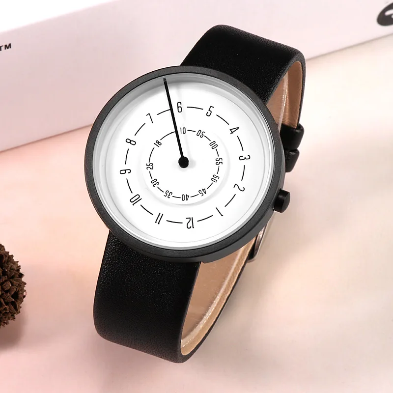 Relojes creativos 2020, reloje - Leather Watch Band Men reseña y precio