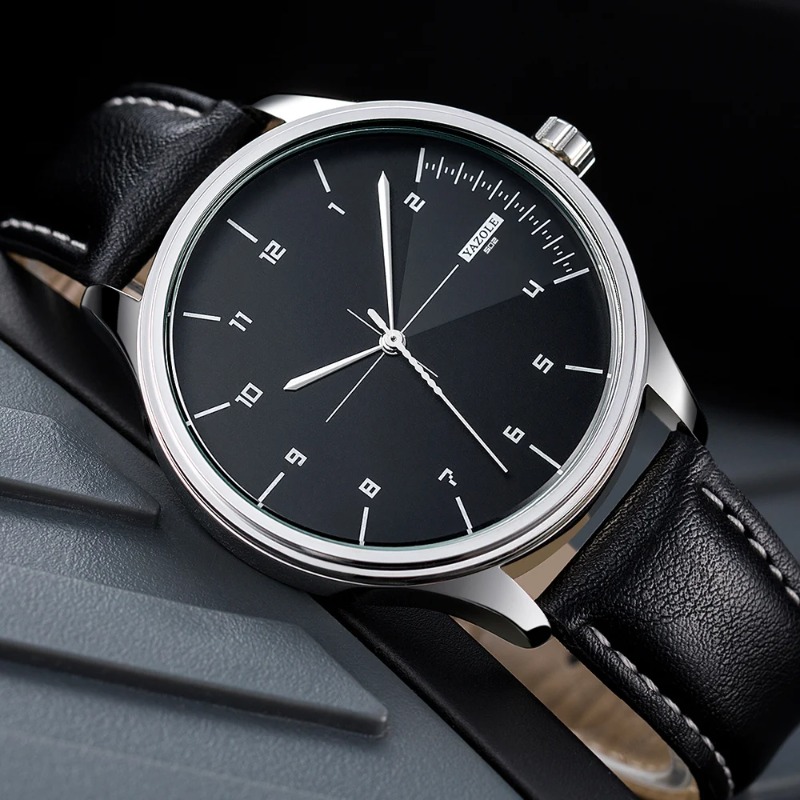 Reloj YAZOLE para hombre, relo - Leather Watch Band Men reseña y precio