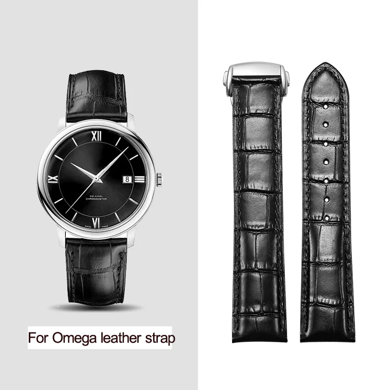Correa de reloj de cuero genui - Omega Watch Seamaster reseña y precio
