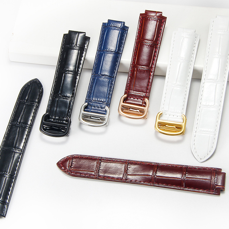 Correa de cuero genuino de 14- - Cartier Watch Ballon Bleu reseña y precio