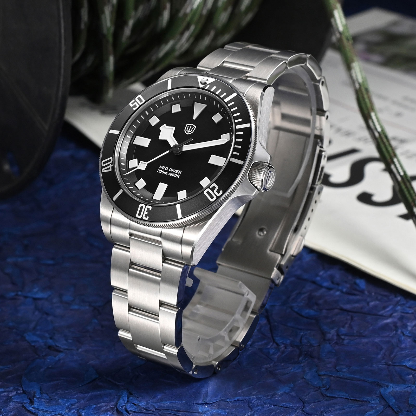 Watchdives WD1969 Pro 38mm rel - Rolex Watch Submariner reseña y precio